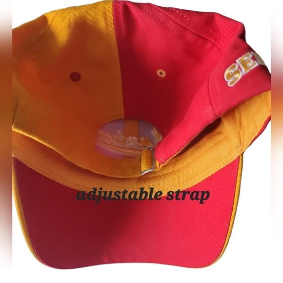 USMC United States Marine Corps Hat Semper Fi Red Gold Adjustable - Picture 4 of 6